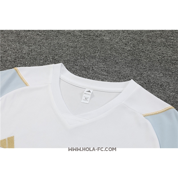 Chandal del Argelia 2023-2024 Manga Corta Blanco - Pantalon Corto